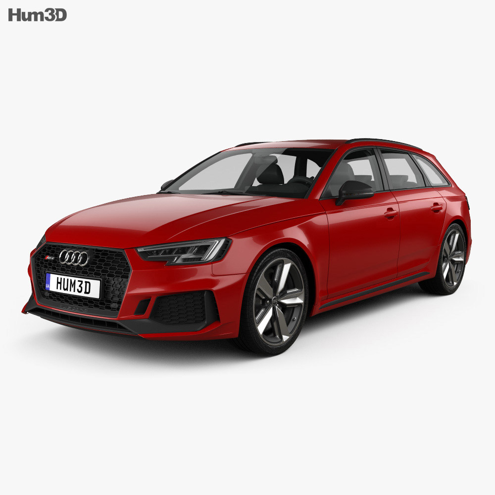 Audi RS4 Avant 2021 3D 모델 