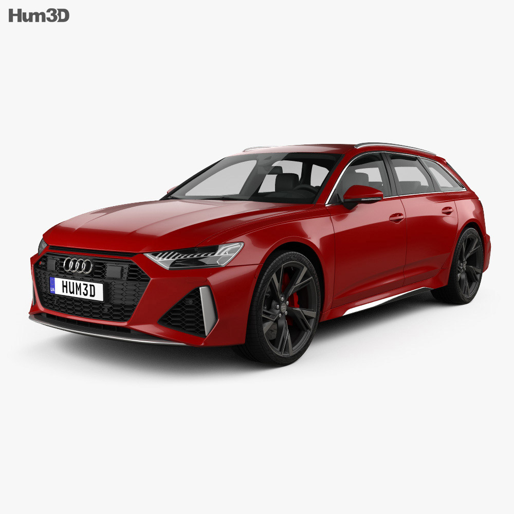Audi RS6 avant 2022 3D модель