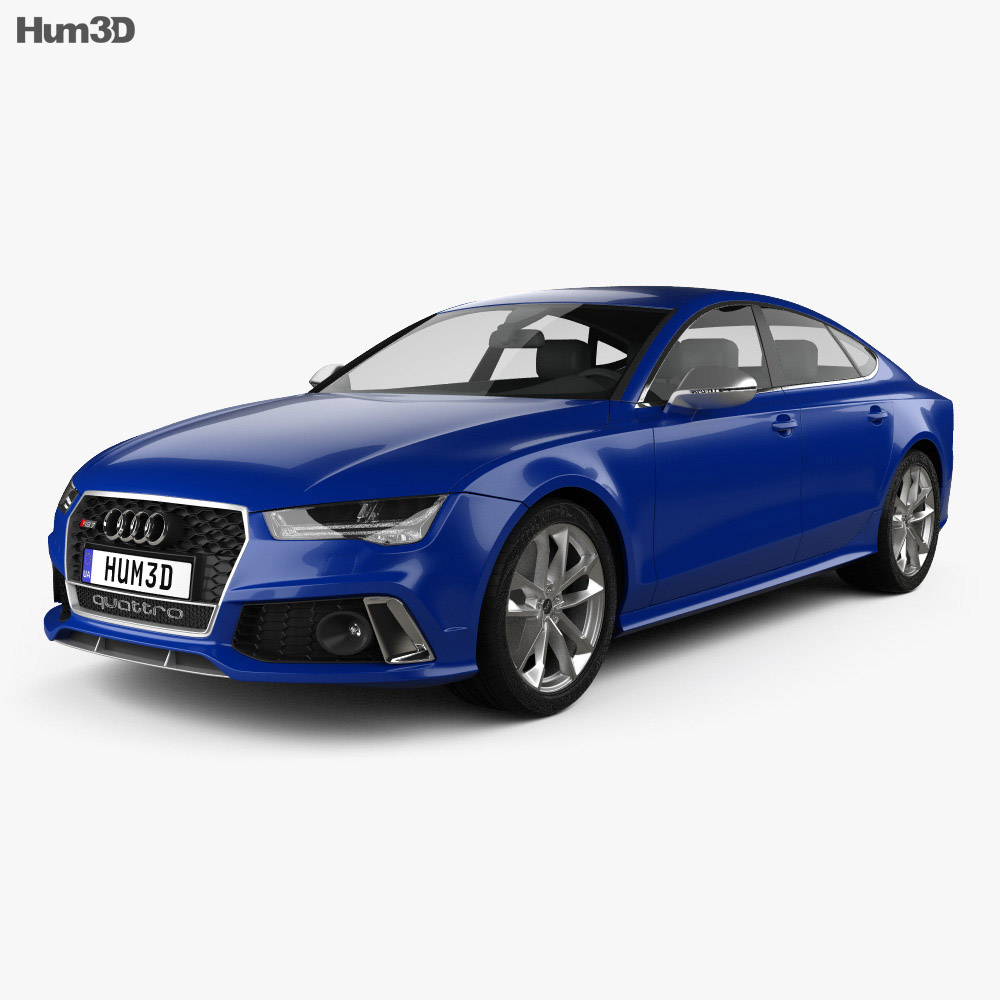 Audi RS7 (4G) Sportback Performance 2018 3D 모델 