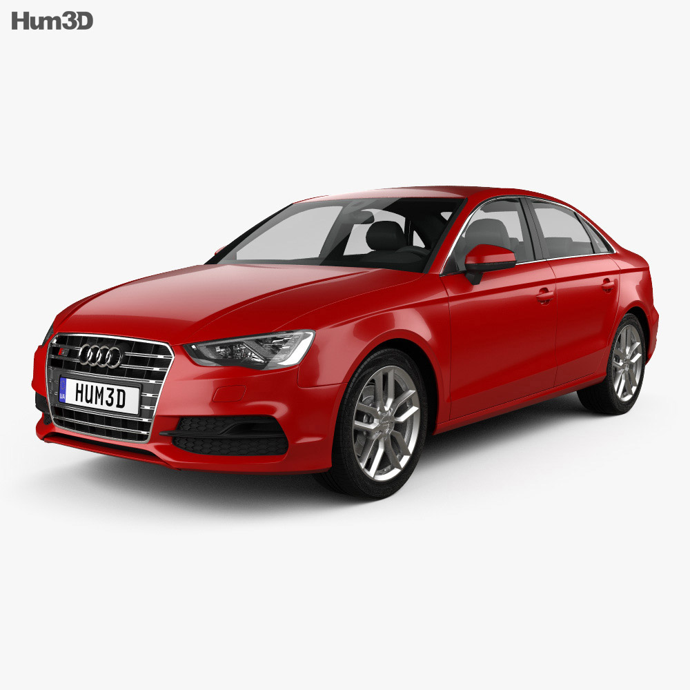 Audi S3 세단 2016 3D 모델 