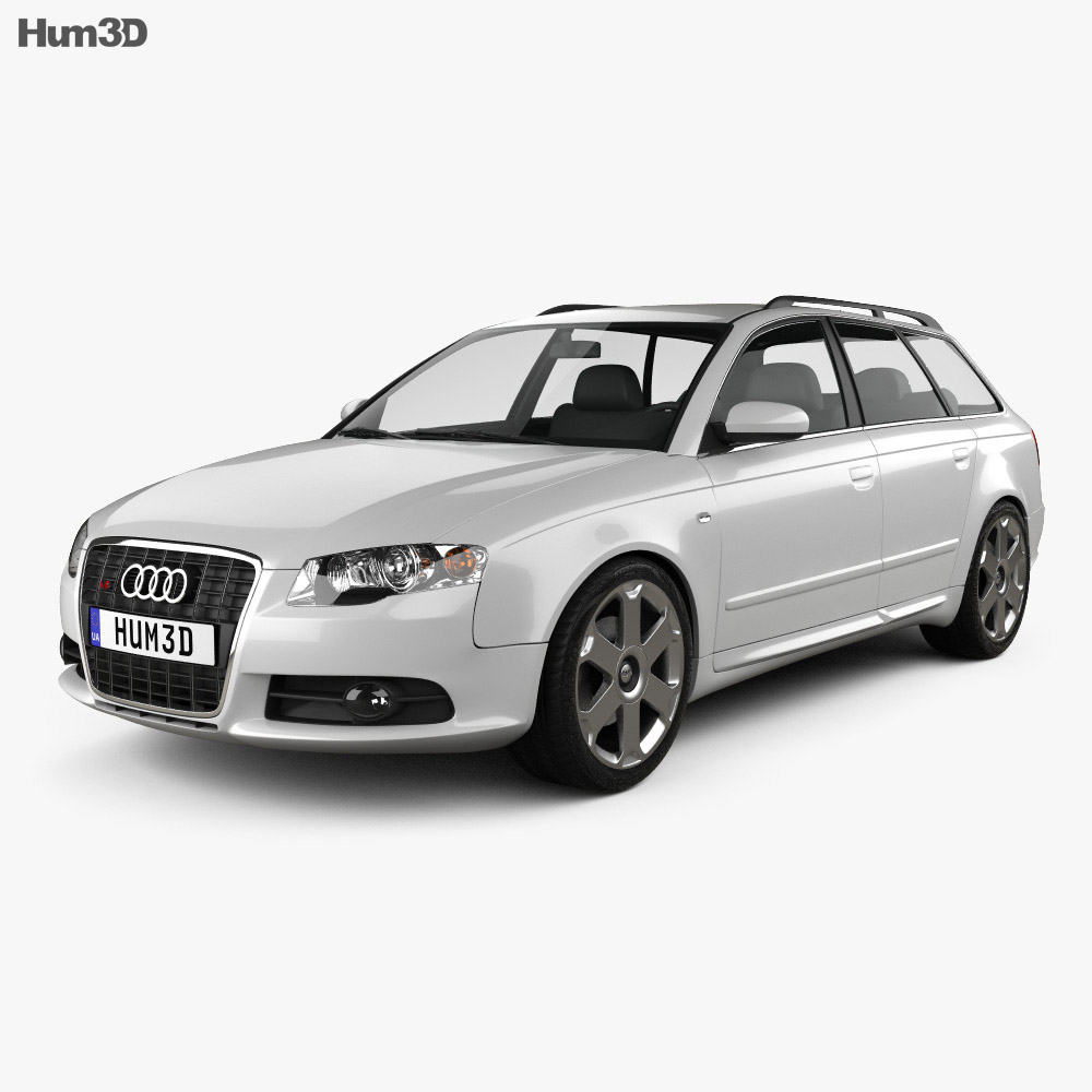 Audi S4 Avant 2007 3D модель