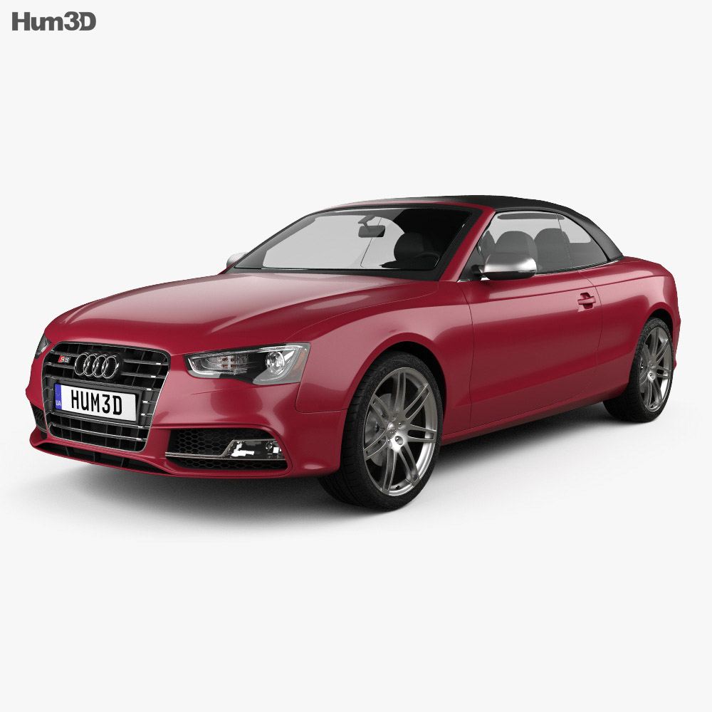 Audi S5 카브리올레 2015 3D 모델 
