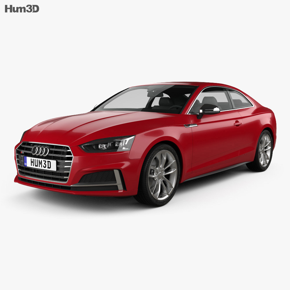 Audi S5 쿠페 2020 3D 모델 