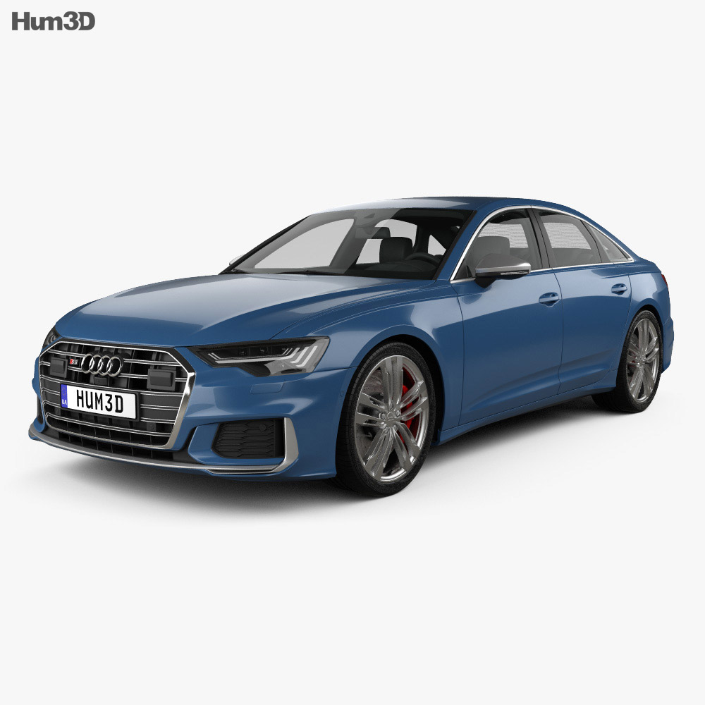 Audi S6 세단 2022 3D 모델 