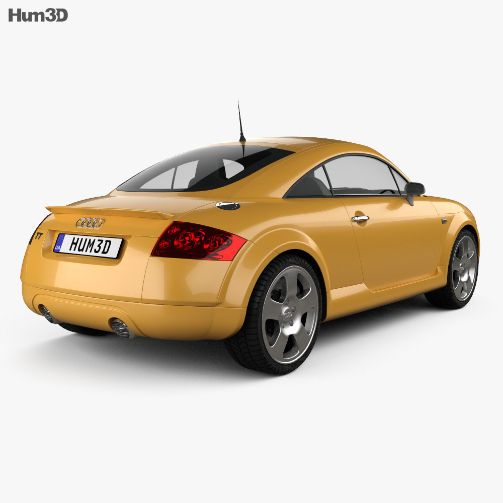 Audi TT Coupe (8N) 2006 3D model - Download Vehicles on