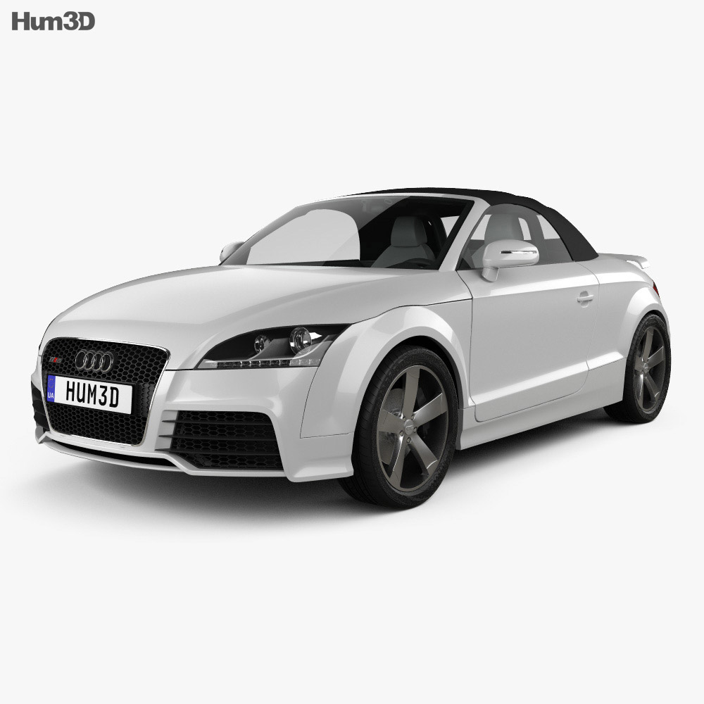 Audi TT RS ロードスター HQインテリアと 2013 3Dモデル