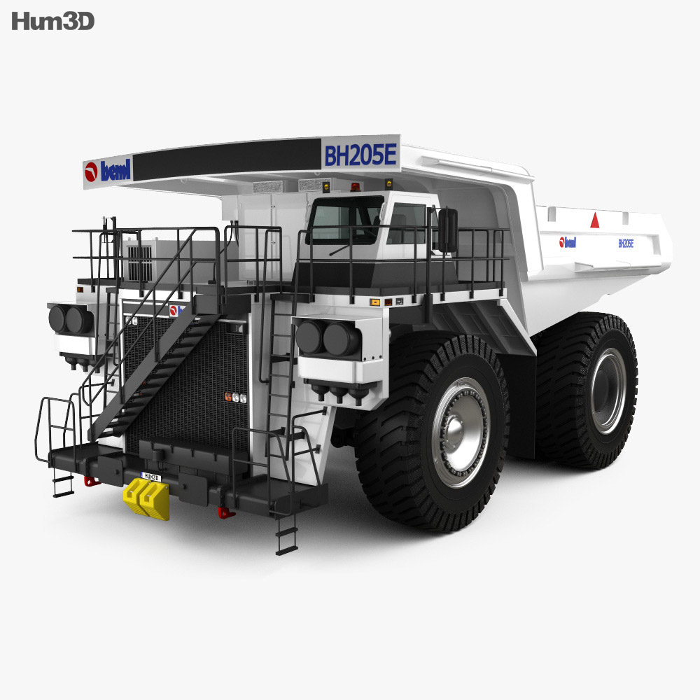 BEML BH205E-AC Camion Benne 2017 Modèle 3d