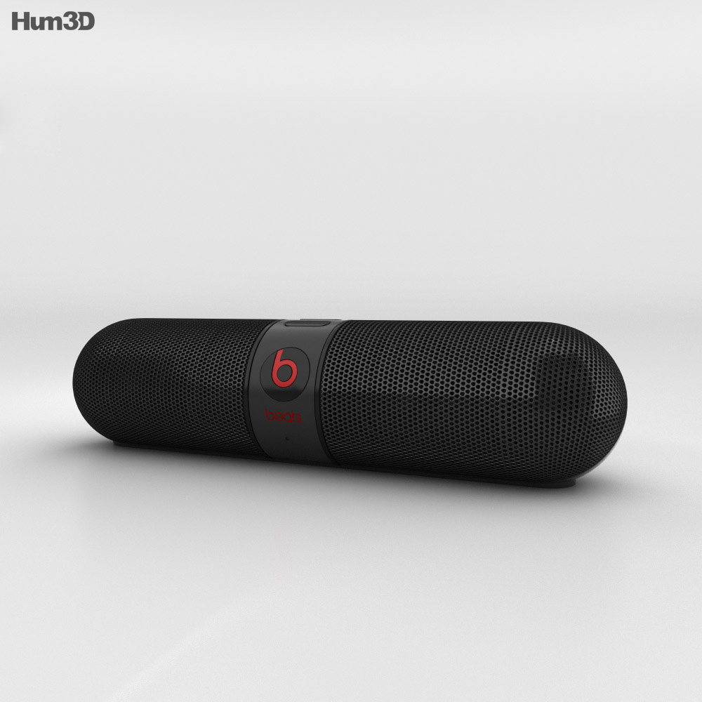 Beats Pill 2.0 Wireless Speaker Black 3D модель