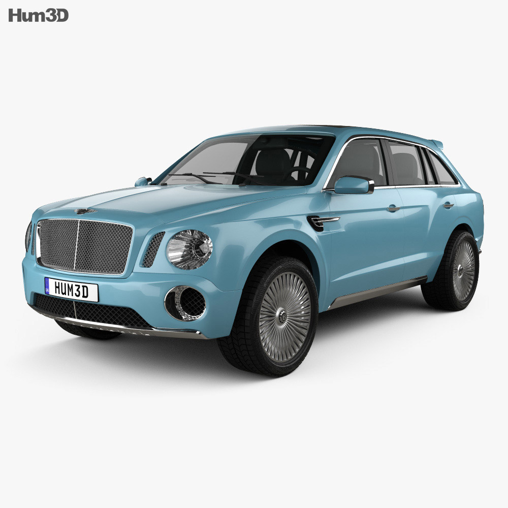 Bentley EXP 9 F 2015 3D 모델 