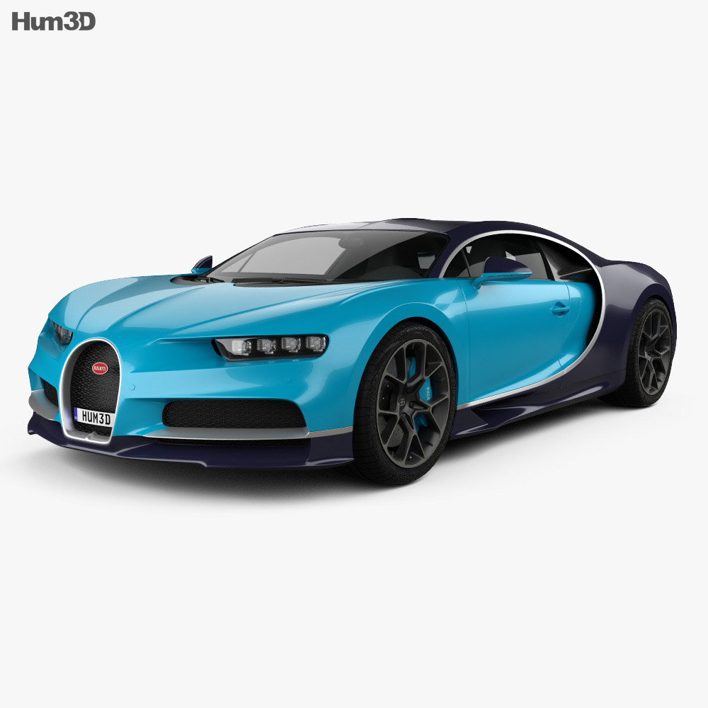 Bugatti Chiron 2020 3D модель