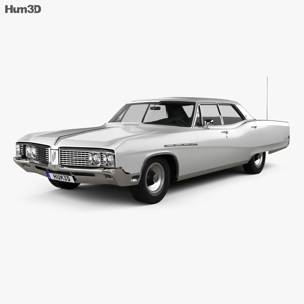 Buick Electra 225 4 porte Hard-top 1968 Modello 3D