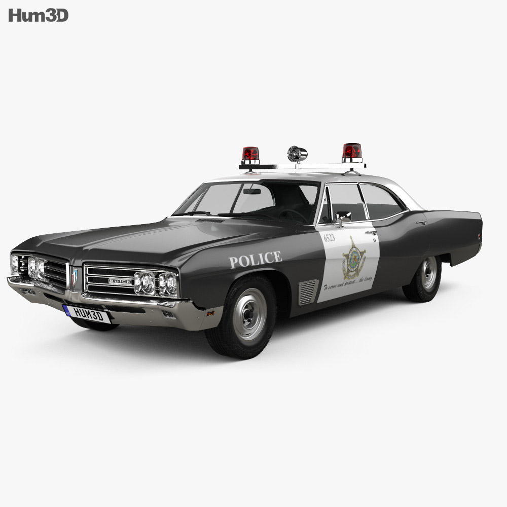 Buick Wildcat Police 1968 3d model