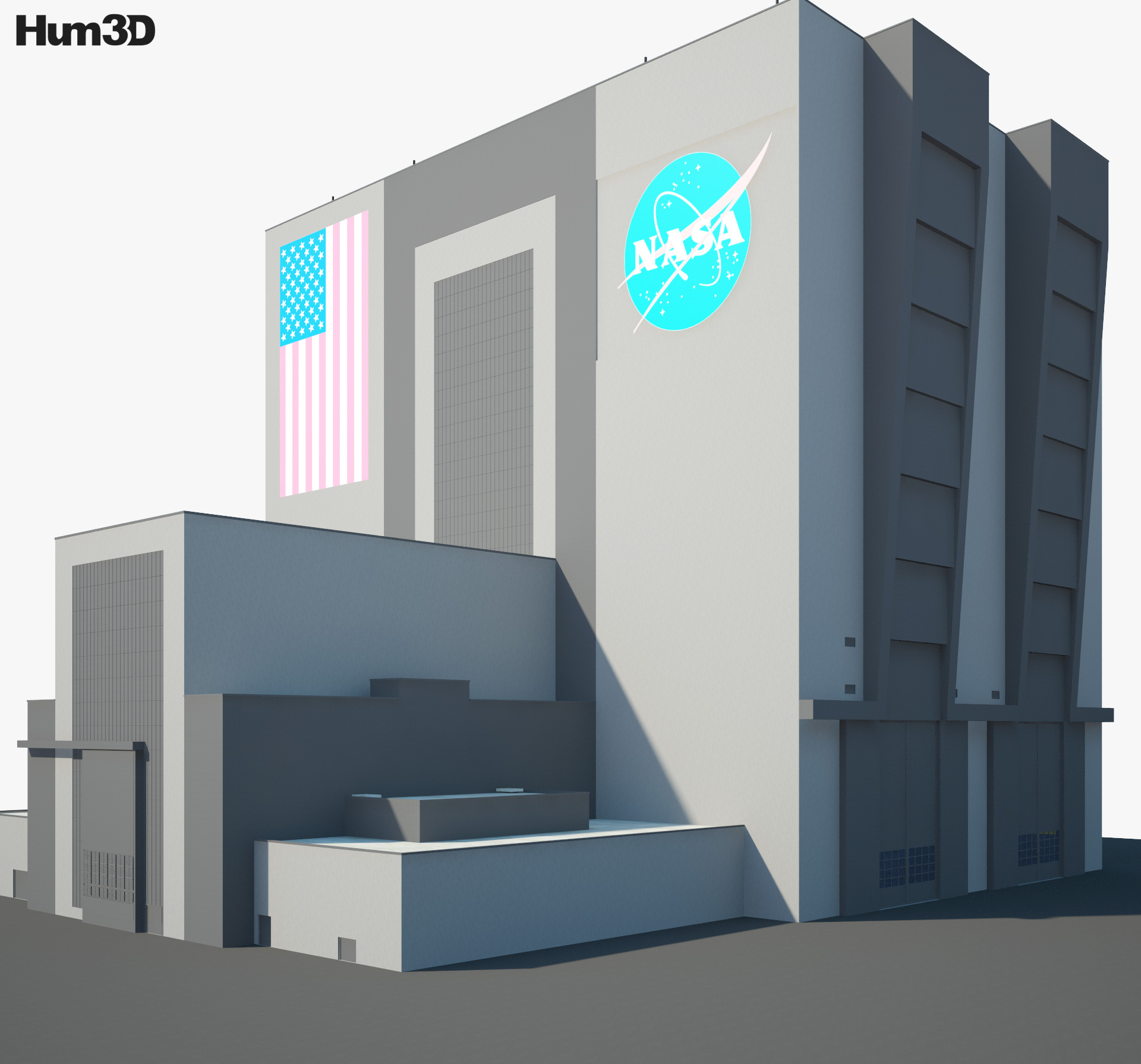 NASA Vehicle Assembly Building 3D-Modell