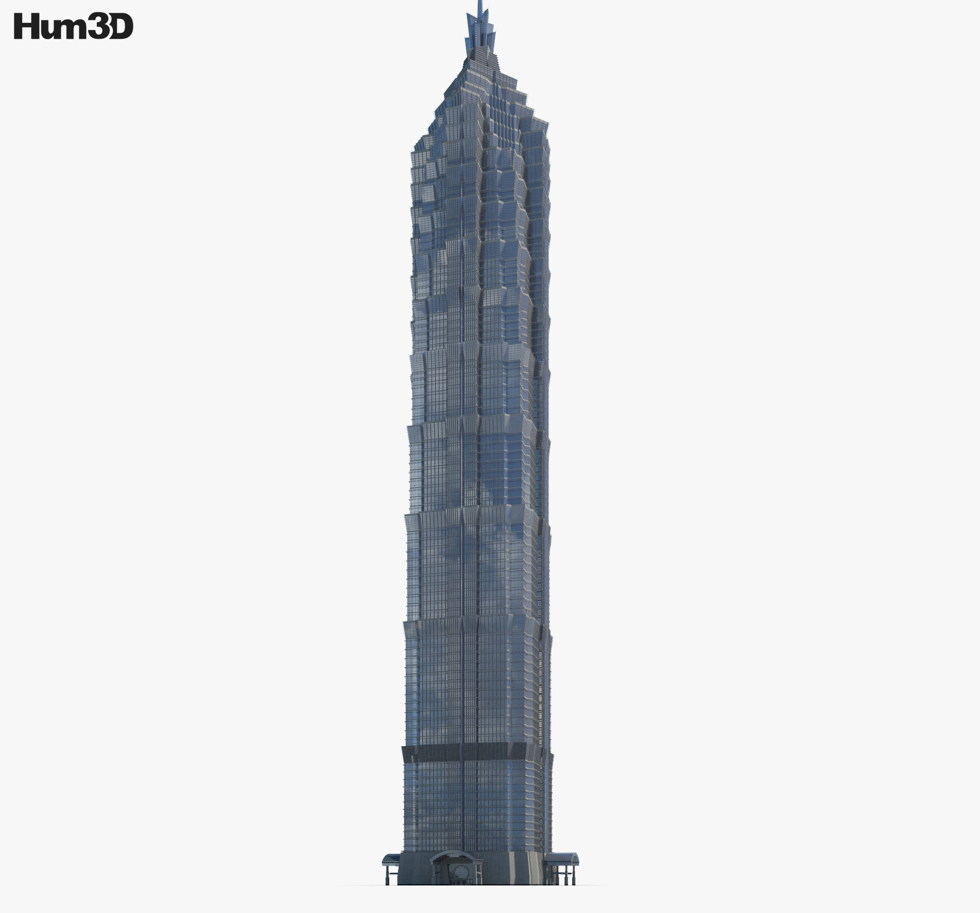 Jin Mao Tower 3d model