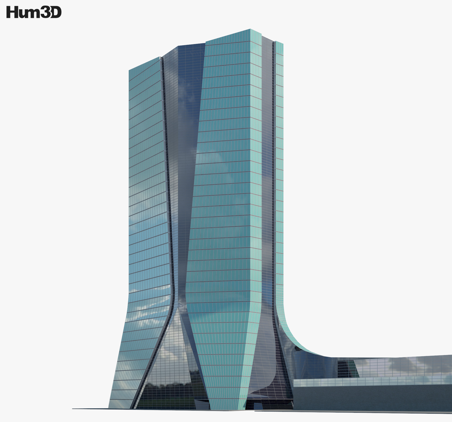 CMA CGM Tower 3D модель