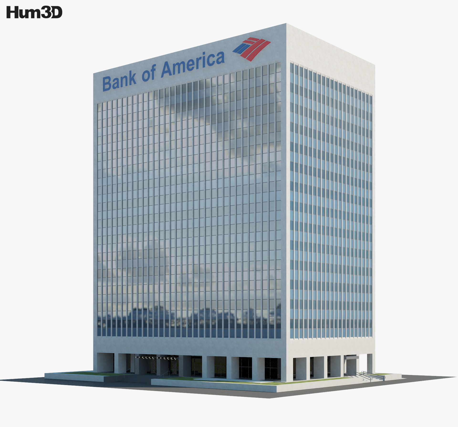 Bank of America Financial Center in Las Vegas Modelo 3d