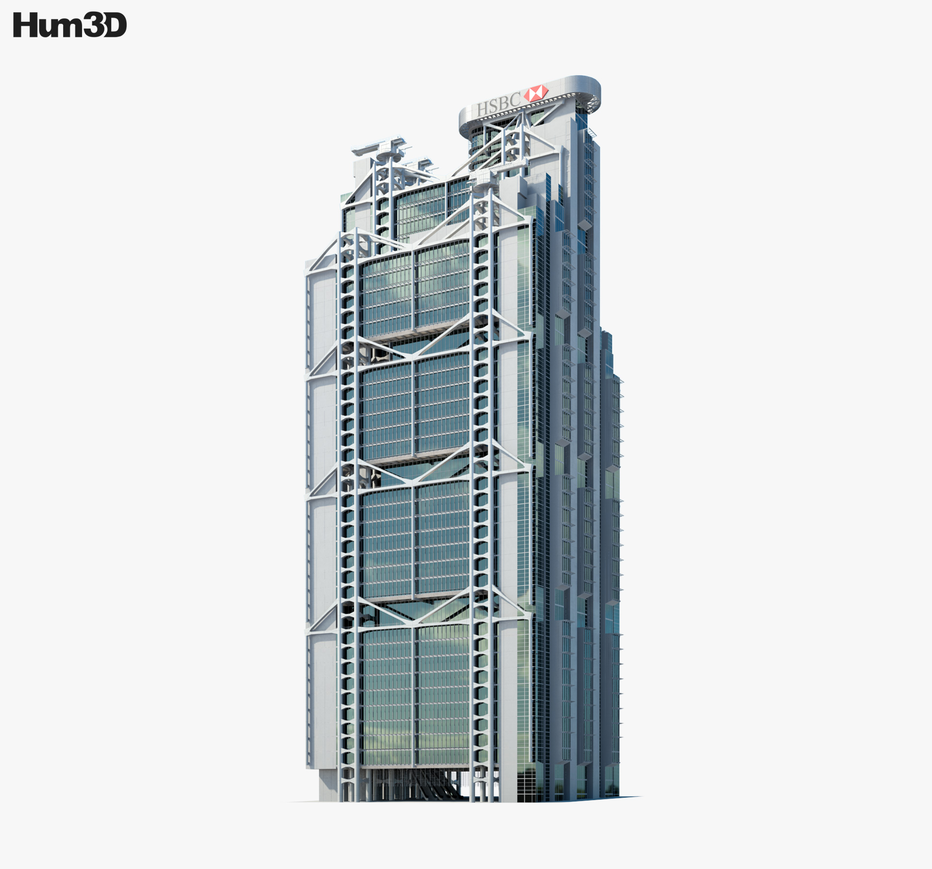 滙豐總行大廈 3D模型