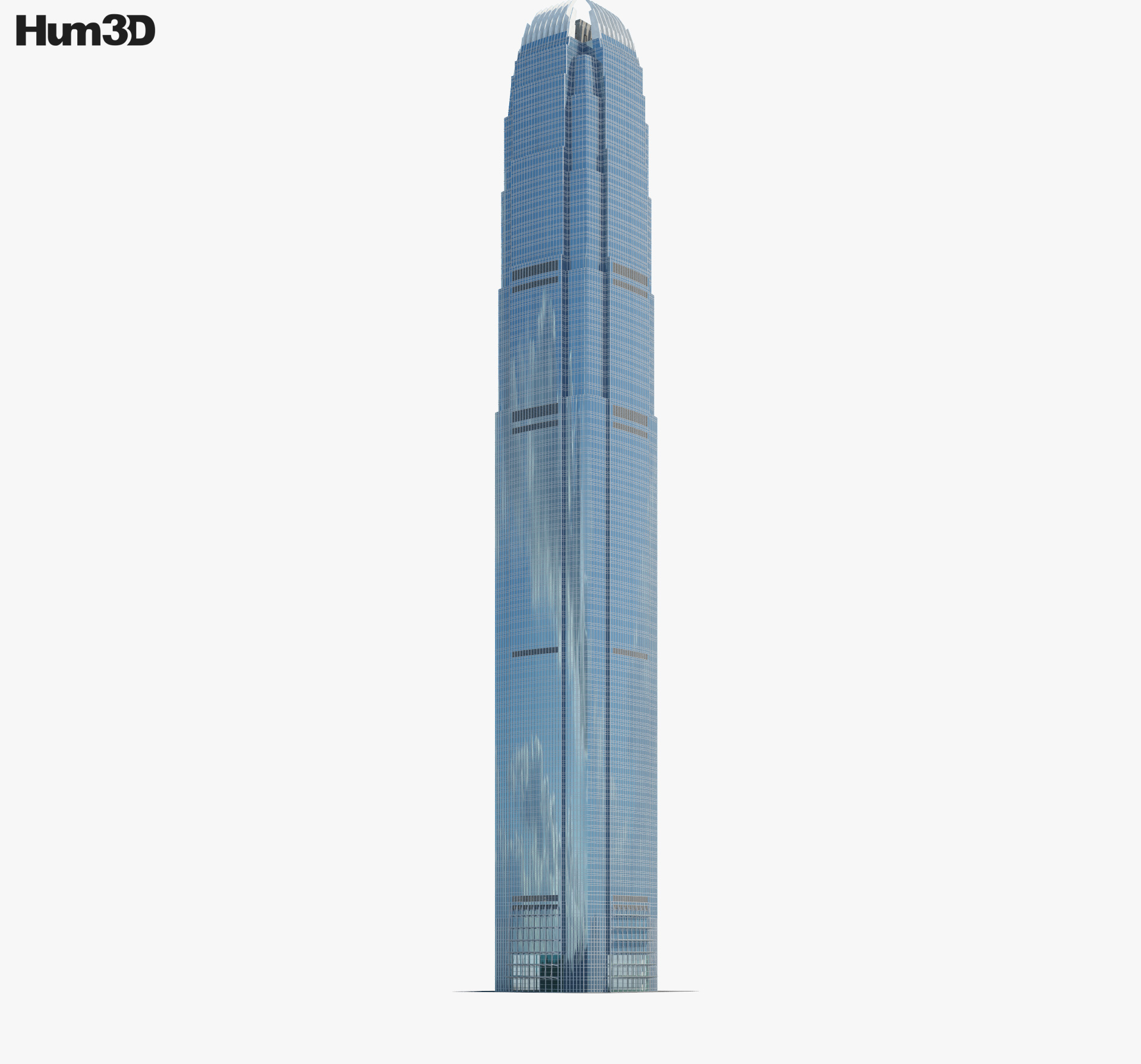 國際金融中心 香港 3D模型
