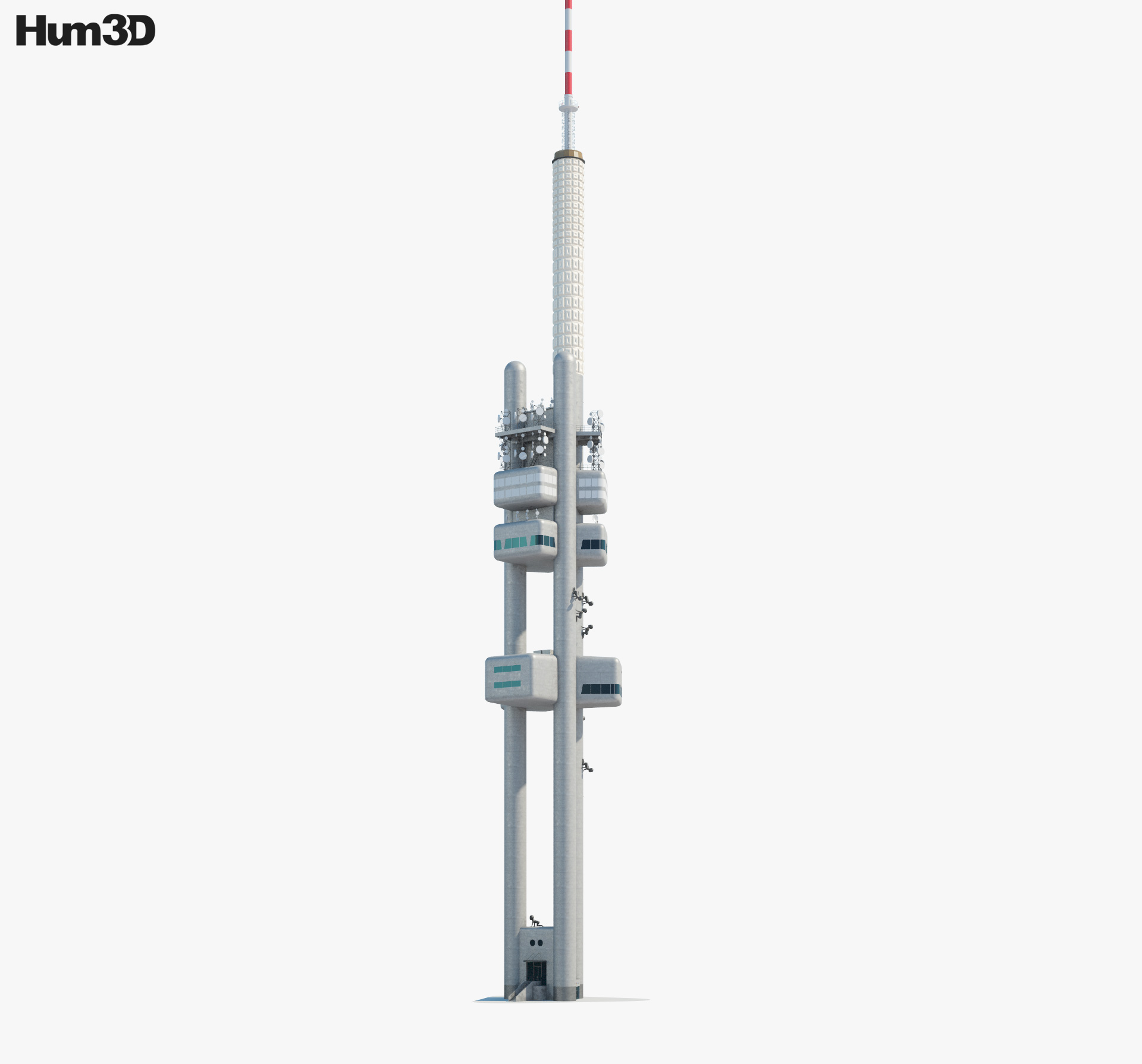 Prager Fernsehturm 3D-Modell