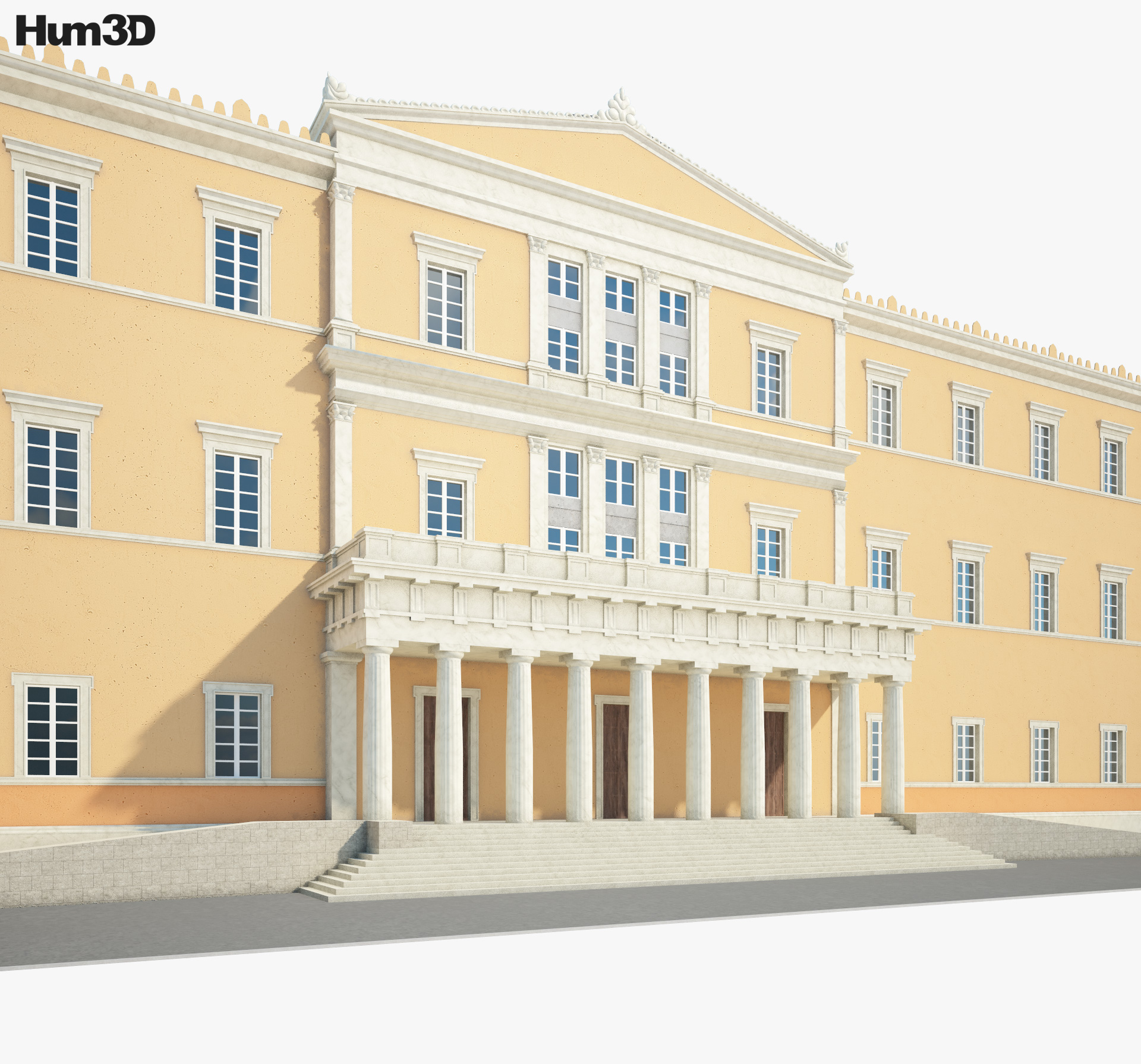 希腊议会 建筑 3D模型