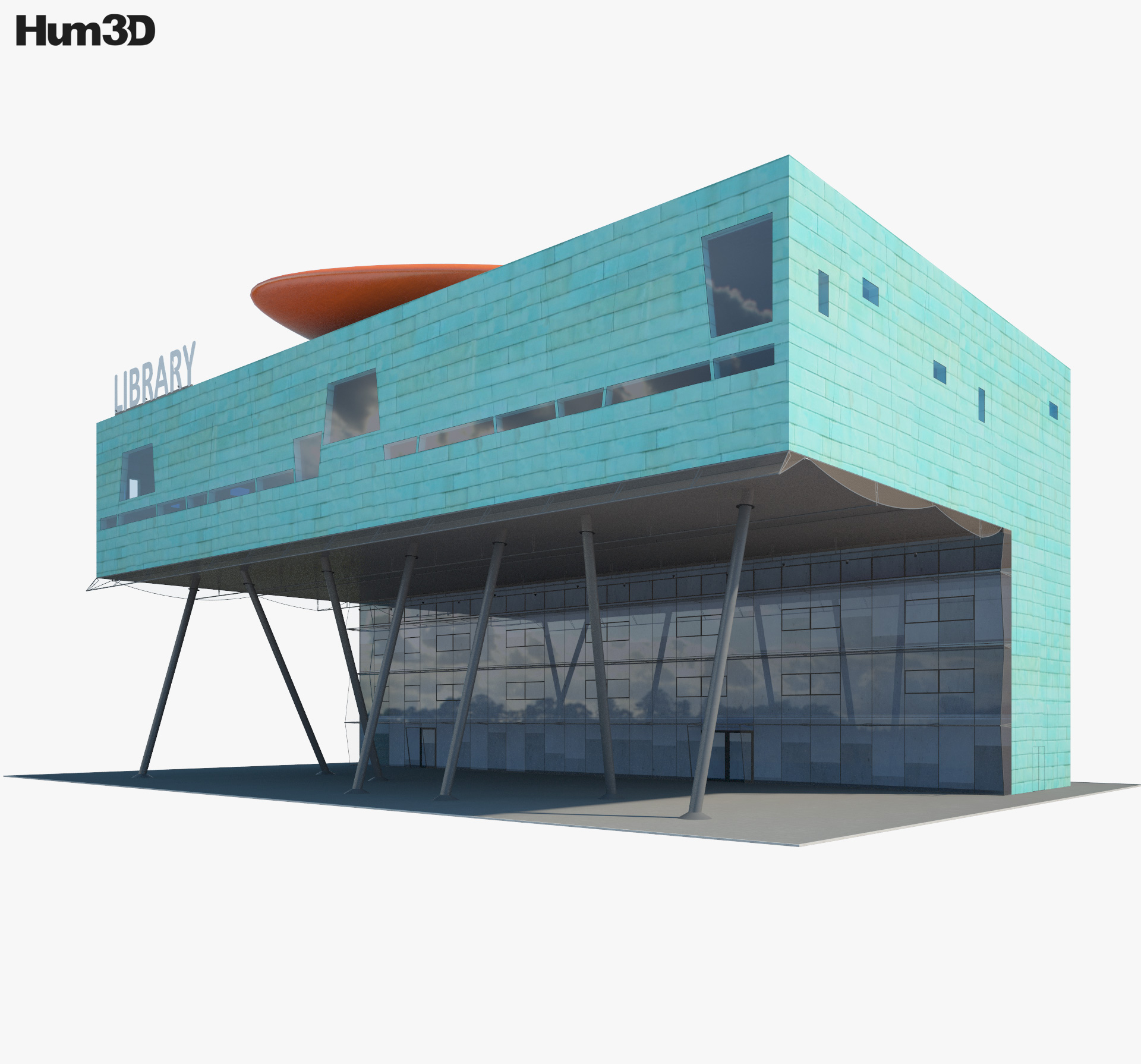 Peckham Library 3d model