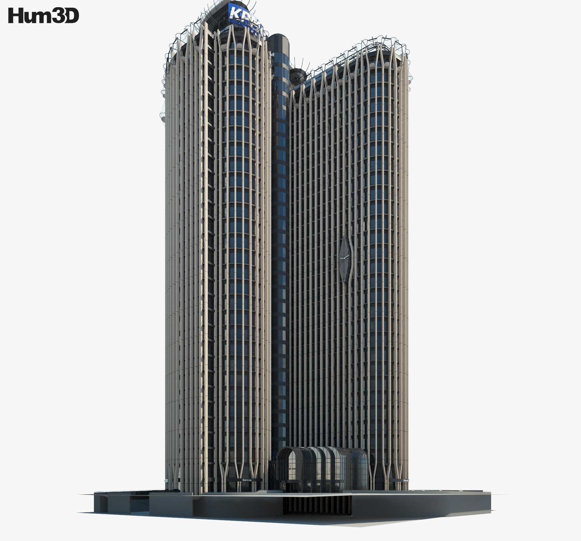 Torre Europa 3D 모델 