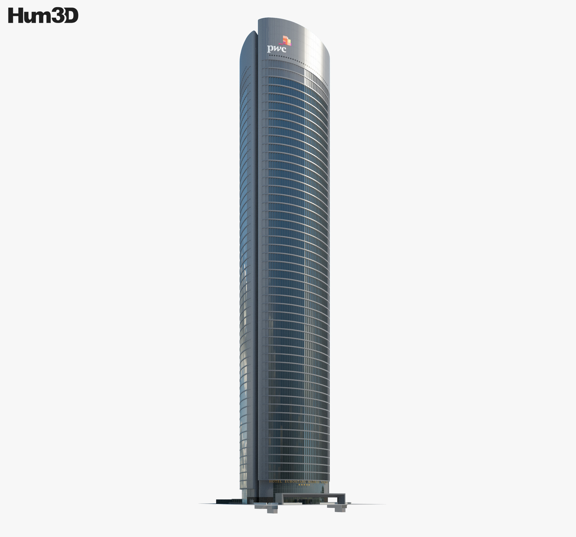 Torre PwC Modelo 3d