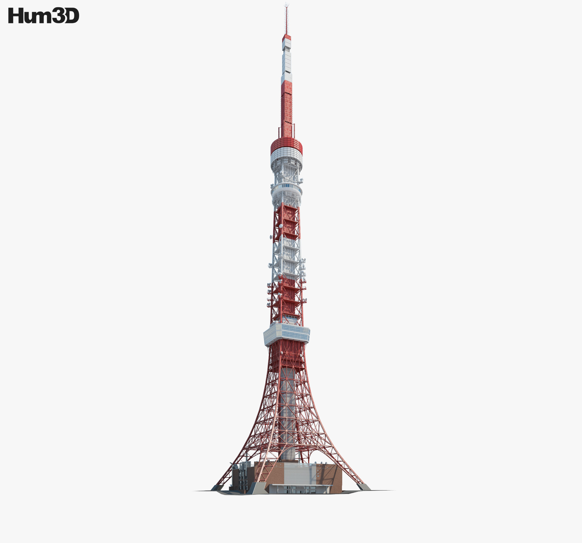 Tokyo Tower 3D-Modell