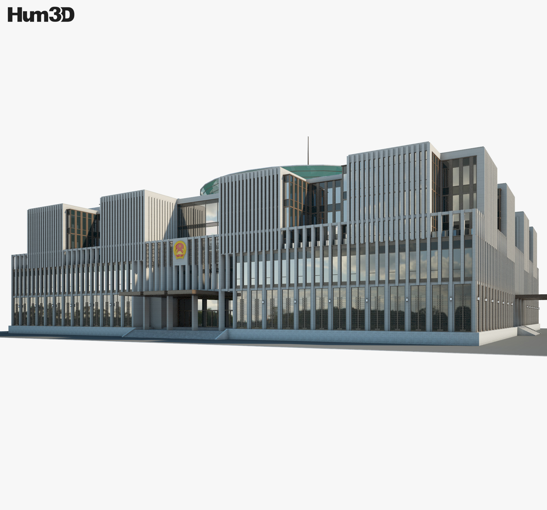 Asamblea Nacional de Vietnam edificio Modelo 3D