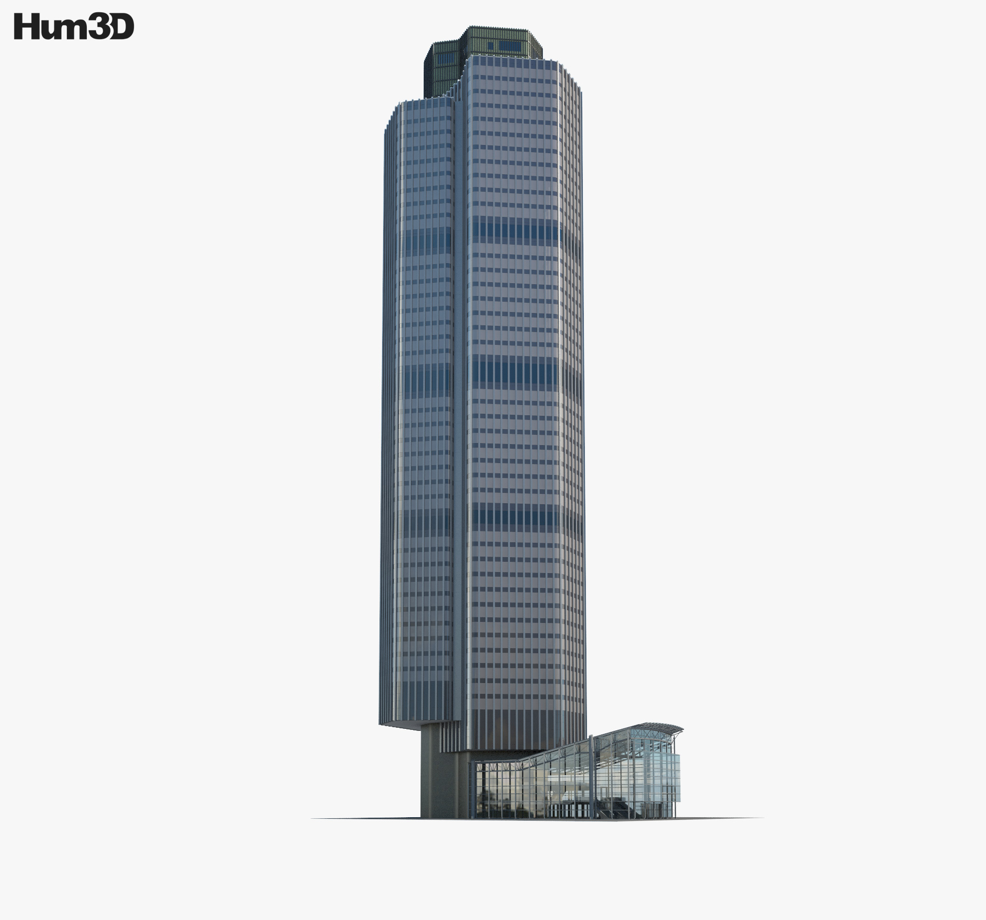 Piraeus Bank Tower 3D 모델 