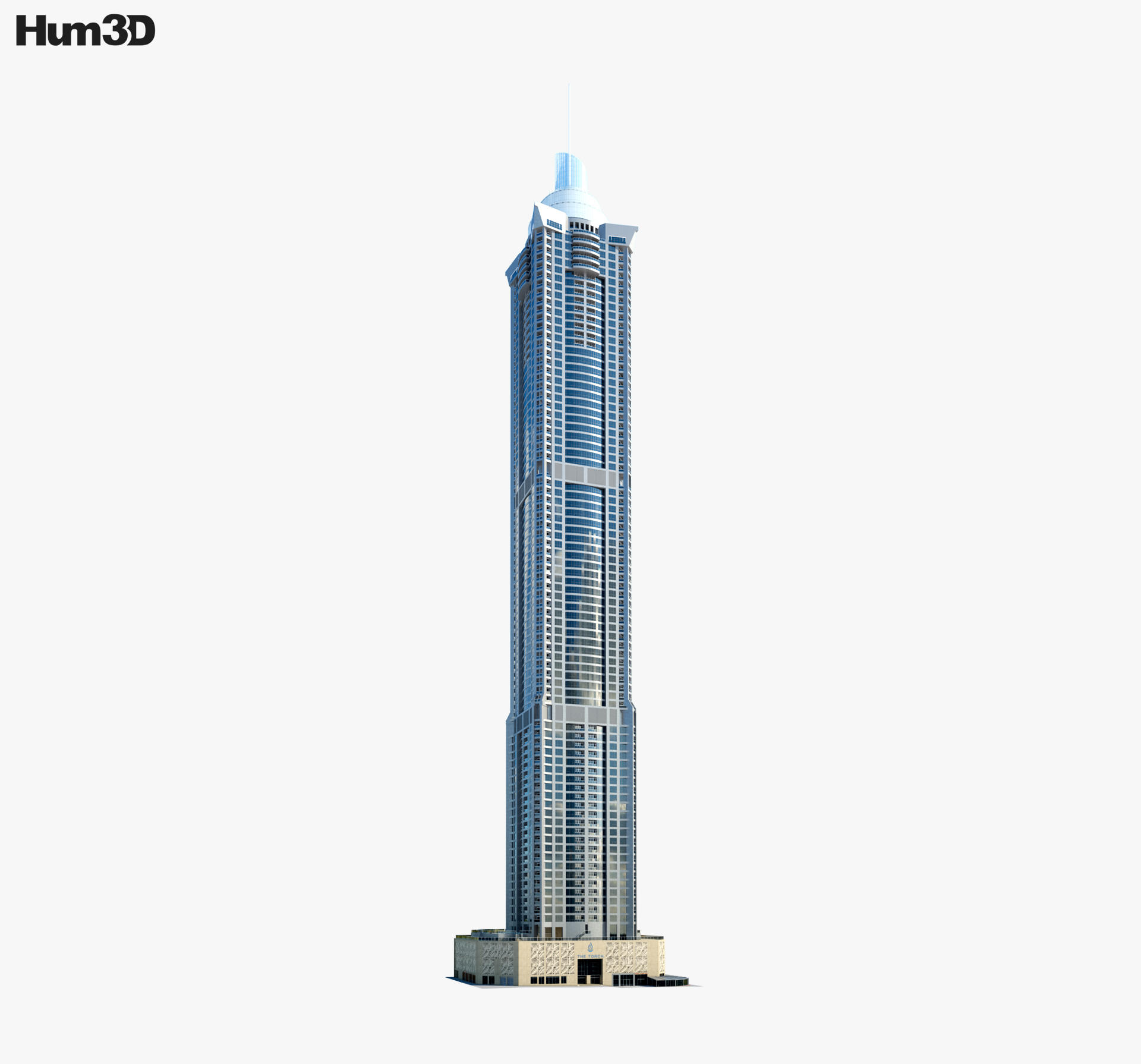 迪拜火炬大厦 3D模型