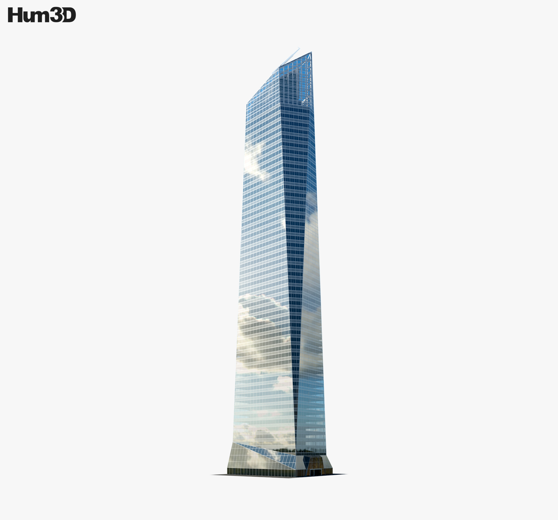 Torre de Cristal Modelo 3d