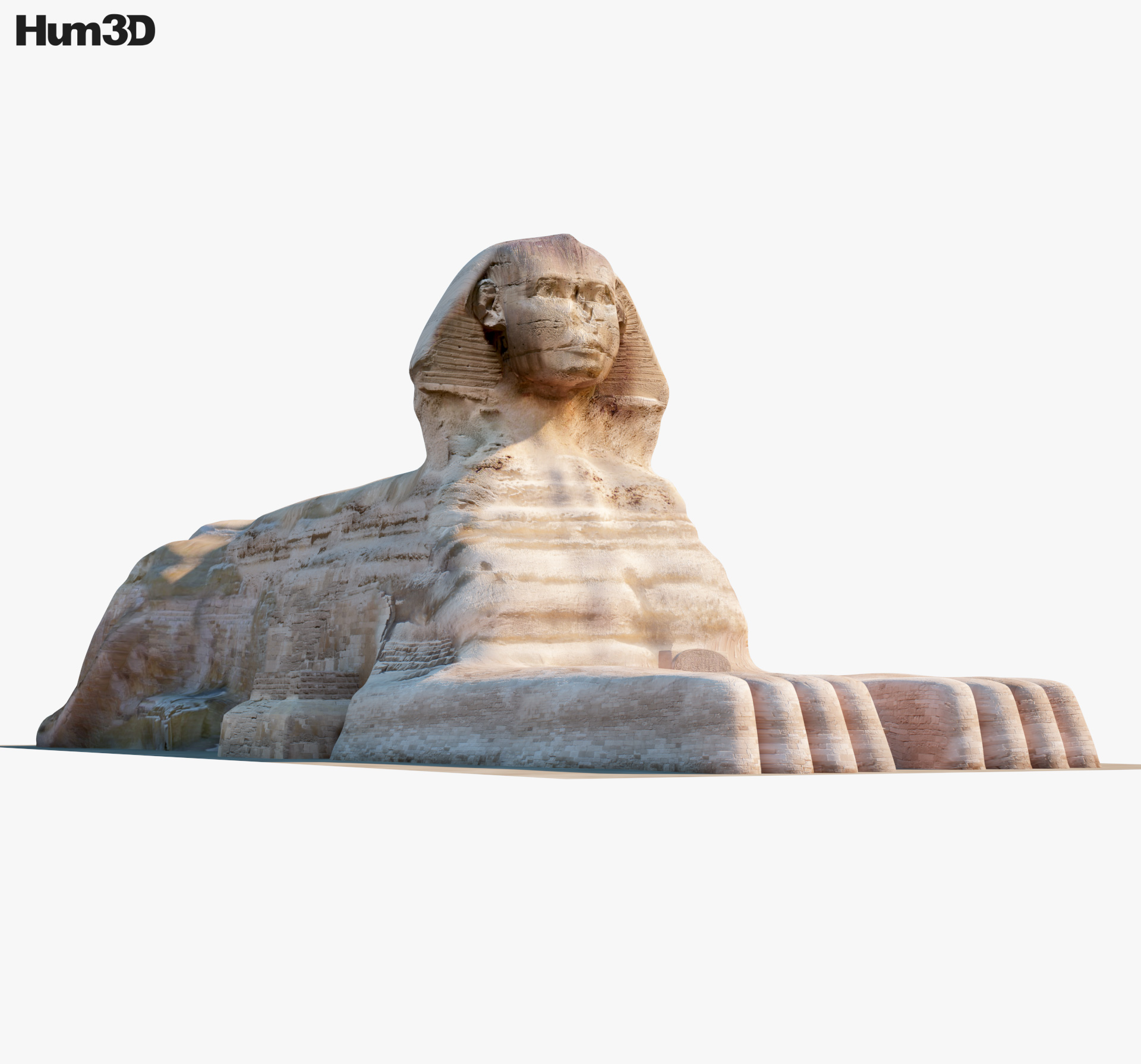 Grande Sfinge di Giza Modello 3D