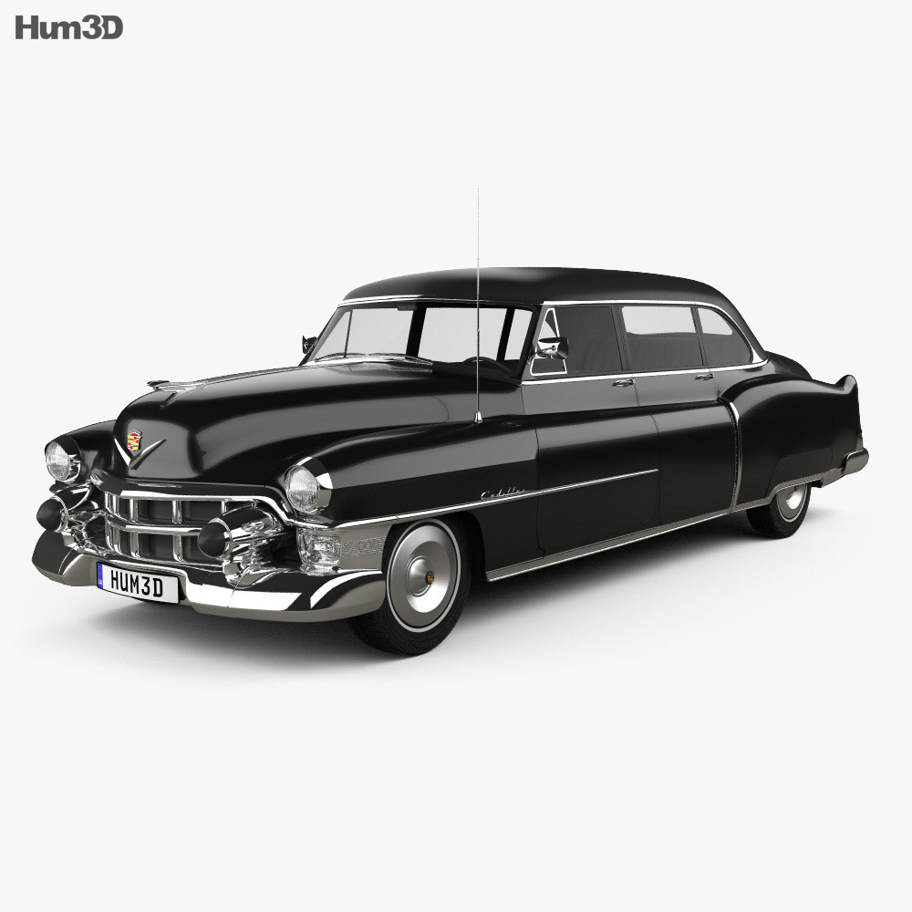 Cadillac 75 세단 1953 3D 모델 