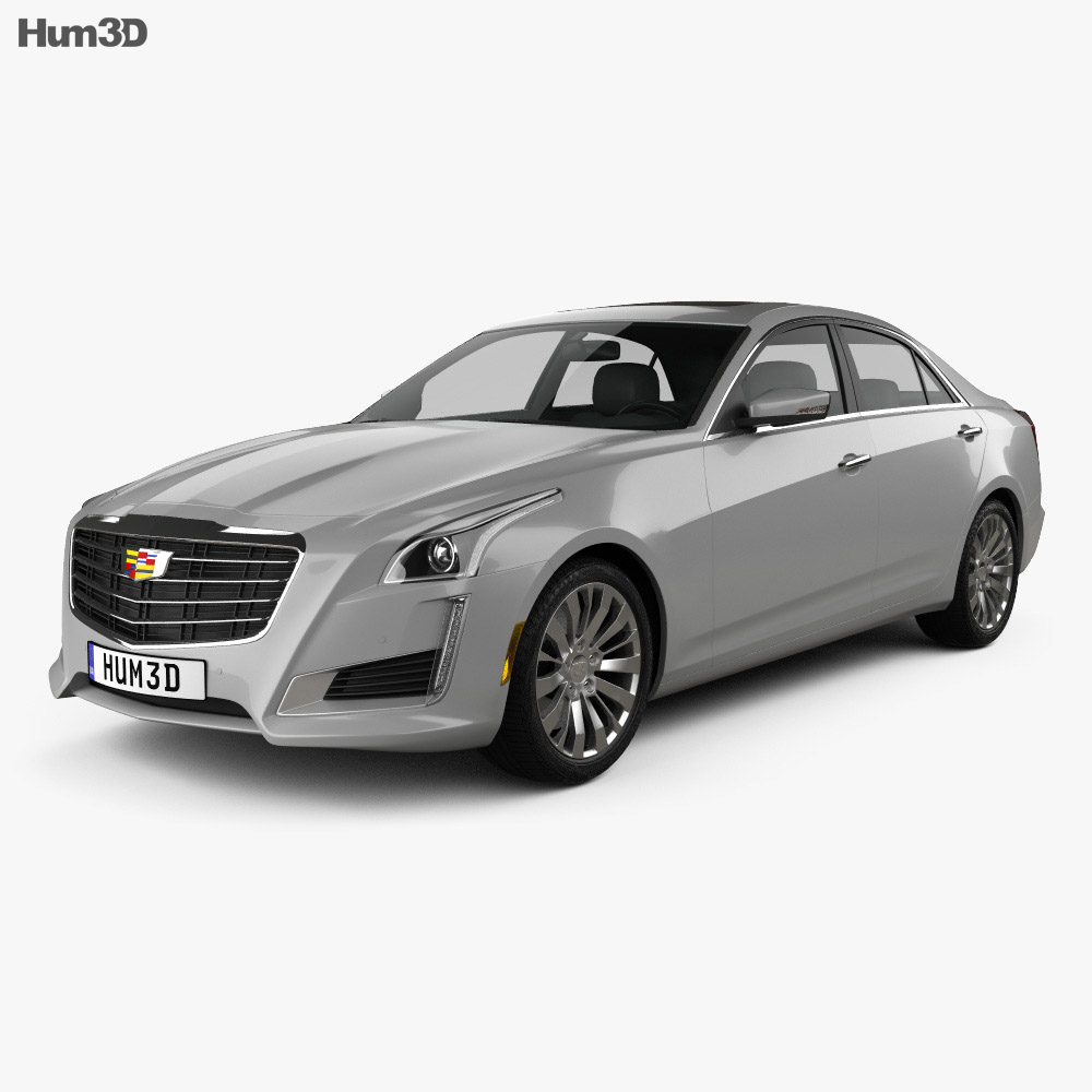 Cadillac CTS Premium Luxury 2019 Modello 3D