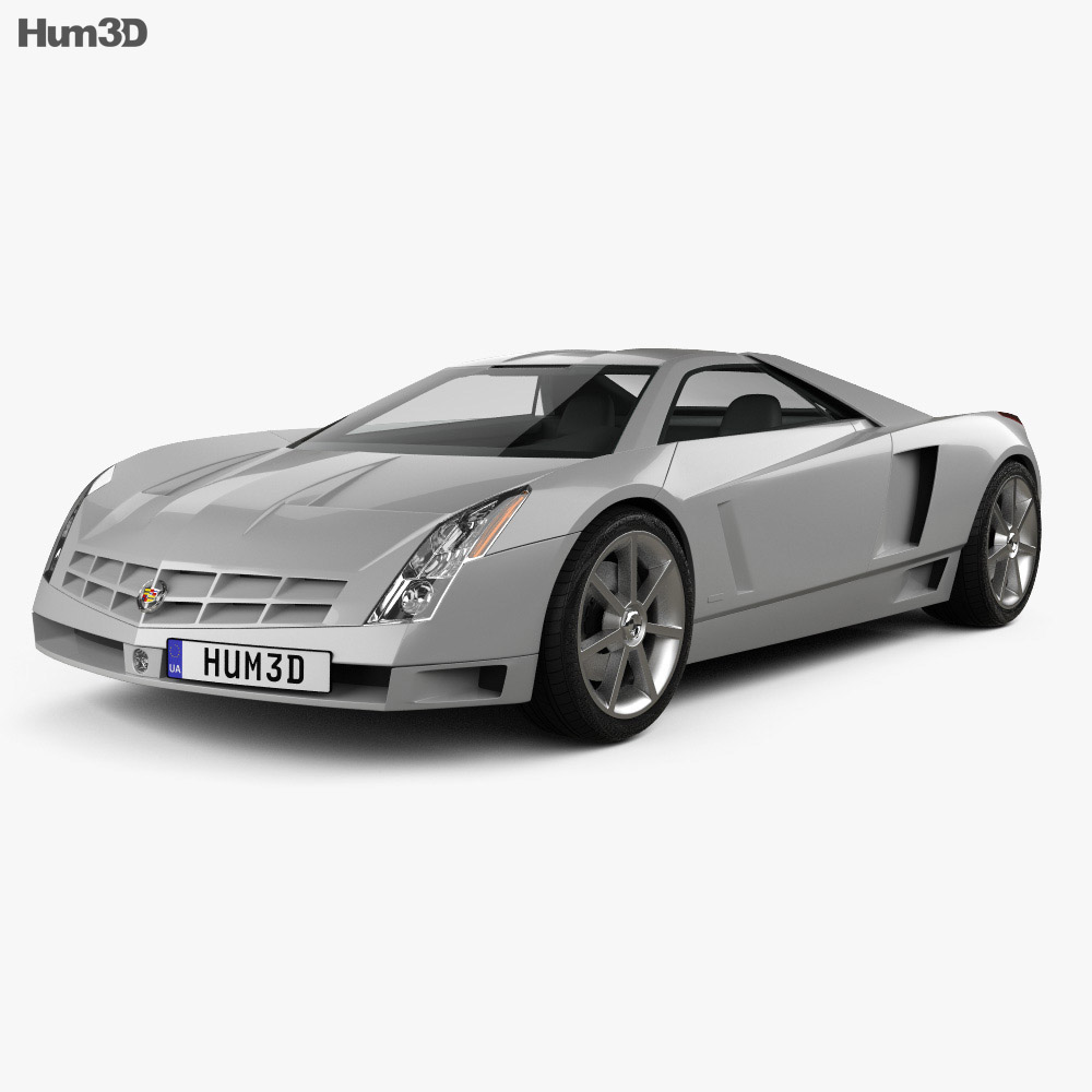 Cadillac Cien Konzept 2002 3D-Modell