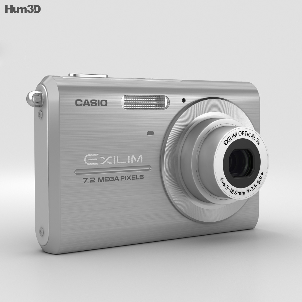 Casio Exilim EX-Z75 Silver 3Dモデル