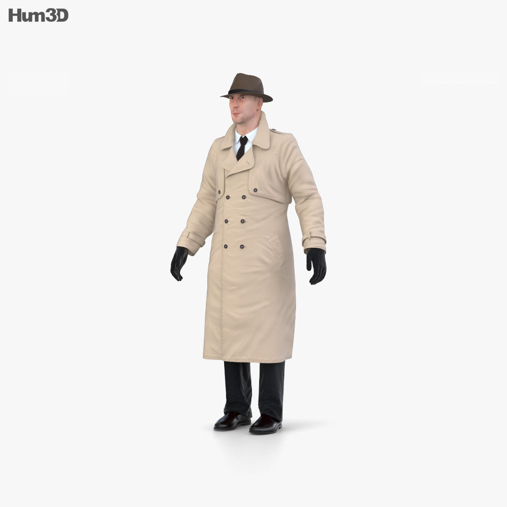 Detective 3d model