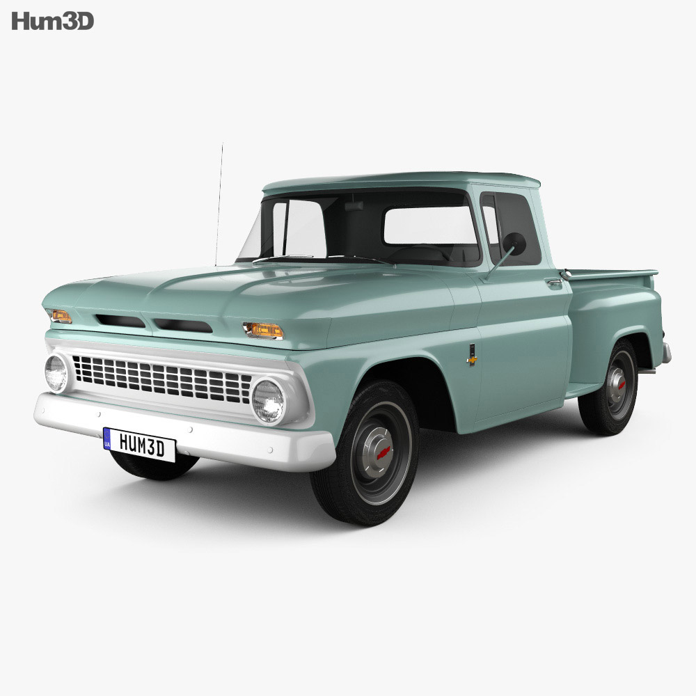 Chevrolet C10 (K10) 1963 3D 모델 