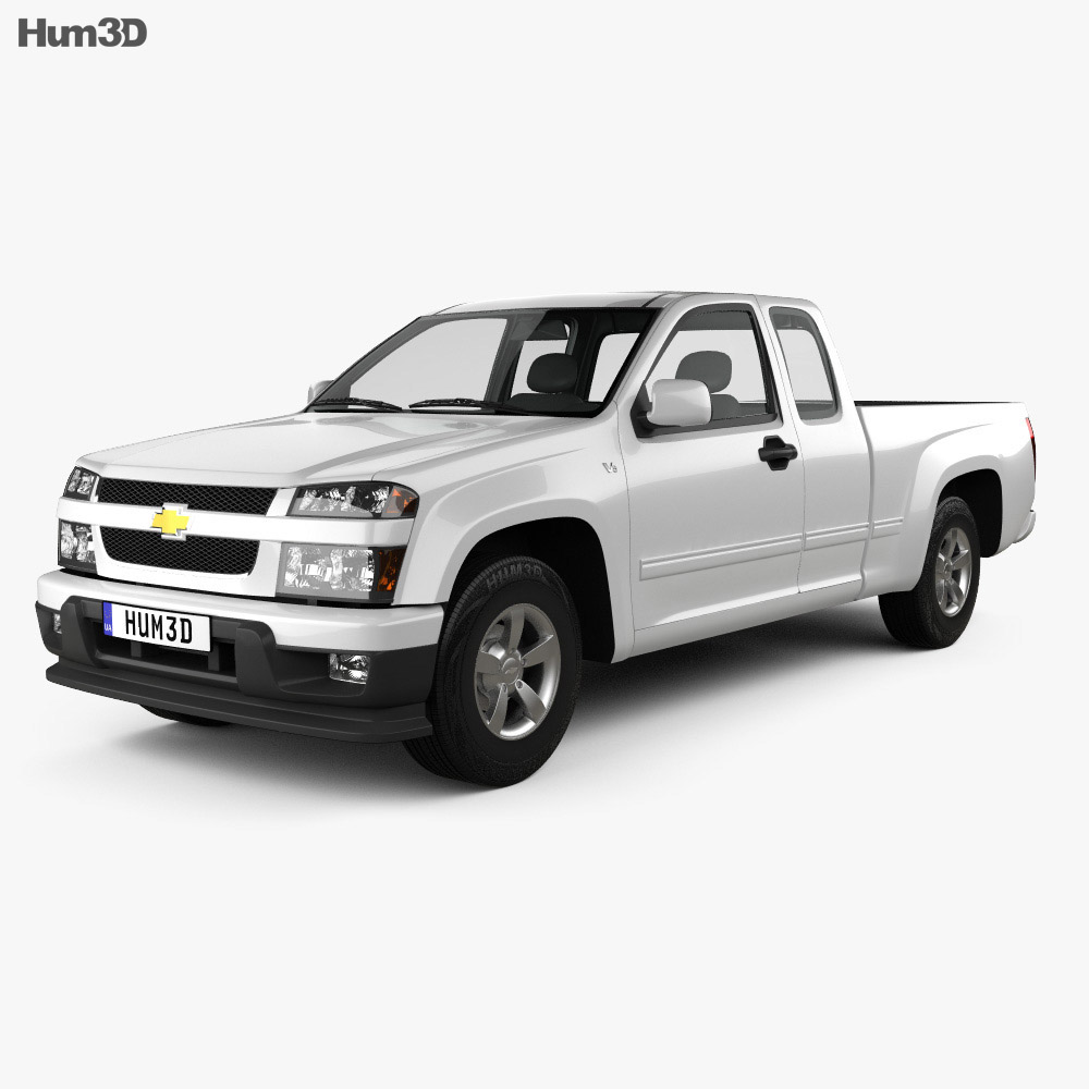 Chevrolet Colorado Extended Cab 2014 3D-Modell