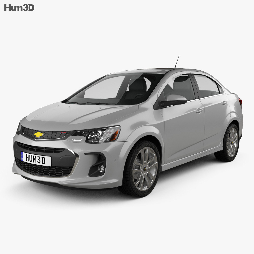Chevrolet Sonic 세단 RS 2018 3D 모델 