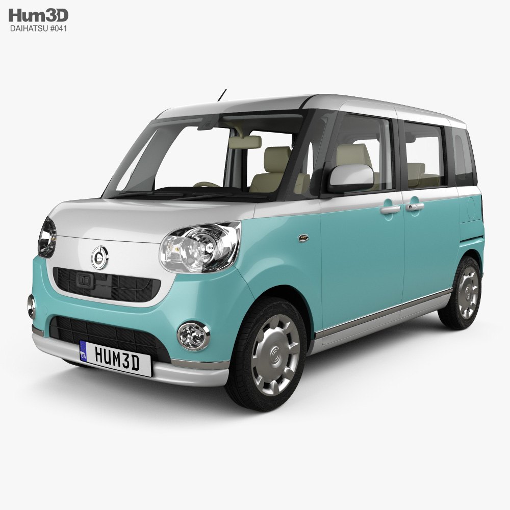 Daihatsu Move Canbus con interni 2020 Modello 3D