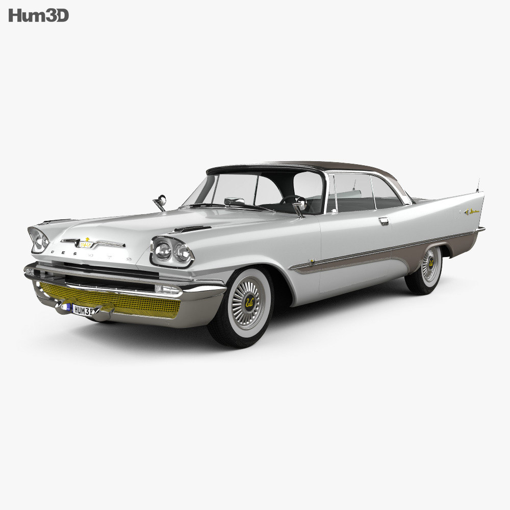 DeSoto Adventurer Hard-top Coupe 1957 Modello 3D