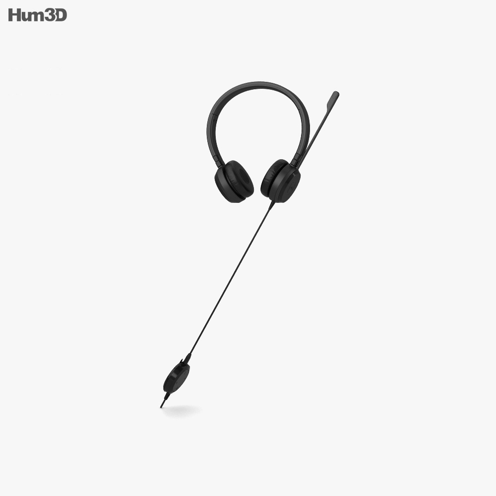 Dell Headset UC350 3D-Modell