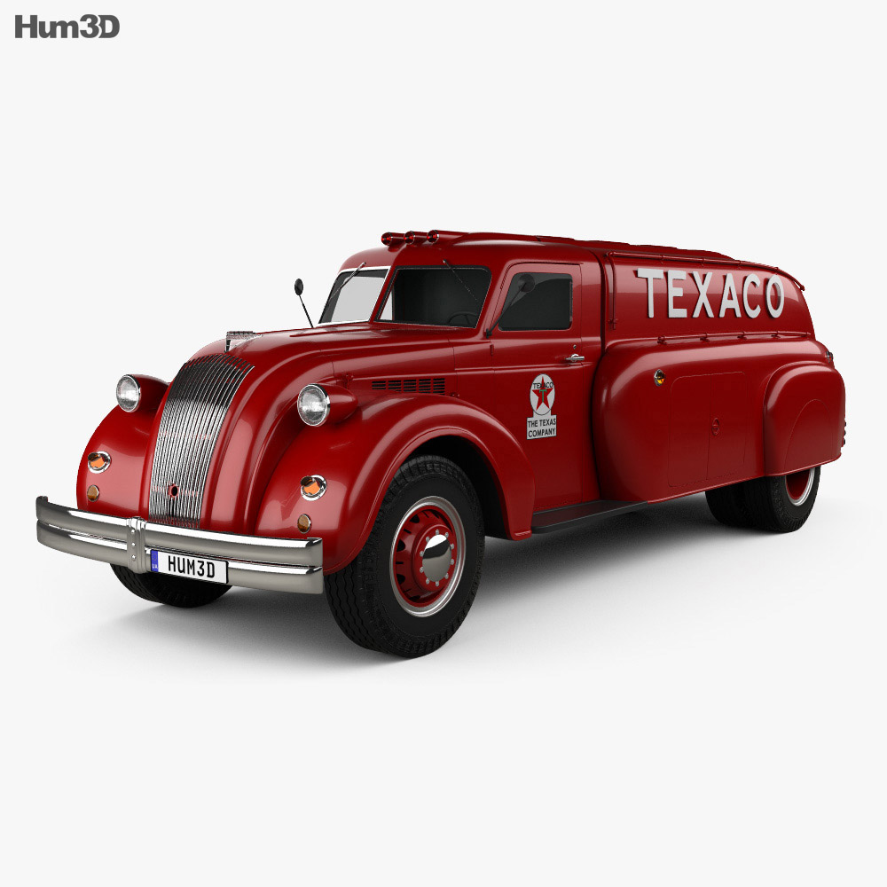 Dodge Airflow Tankwagen 1938 3D-Modell