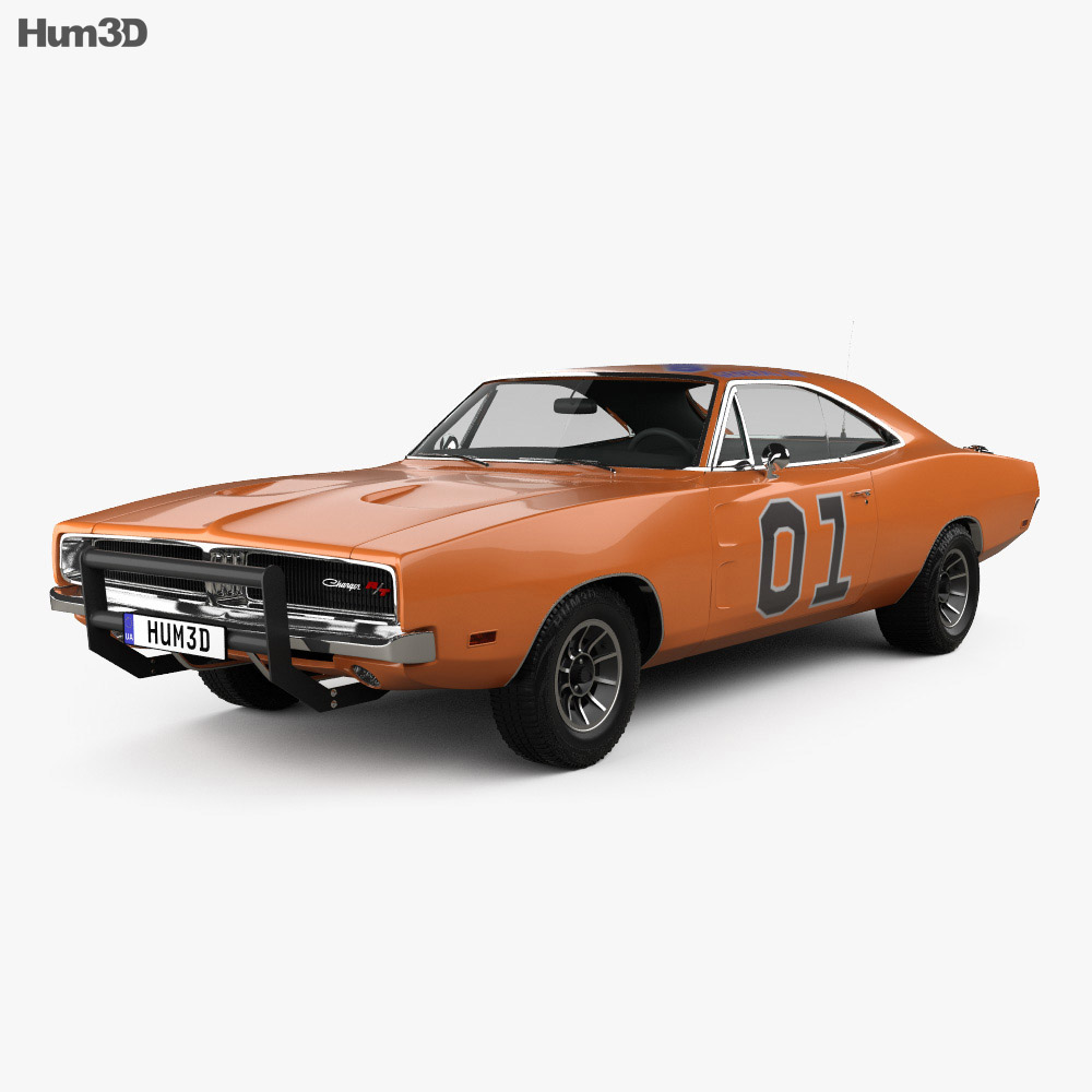 Dodge Charger General Lee Modello 3D - Scarica Veicoli on