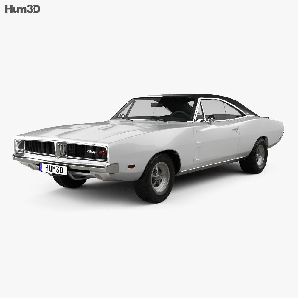 Dodge Charger RT 1969 3d model
