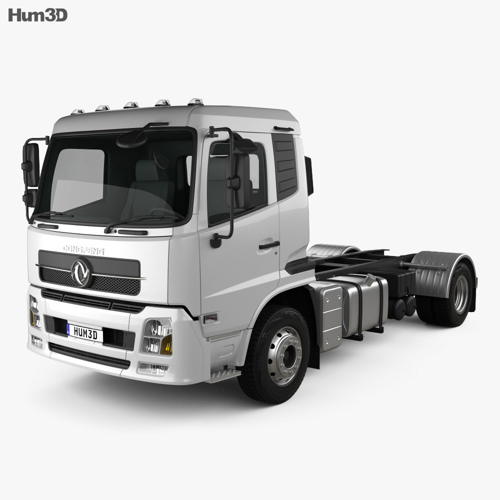 Dongfeng KR 底盘驾驶室卡车 2017 3D模型