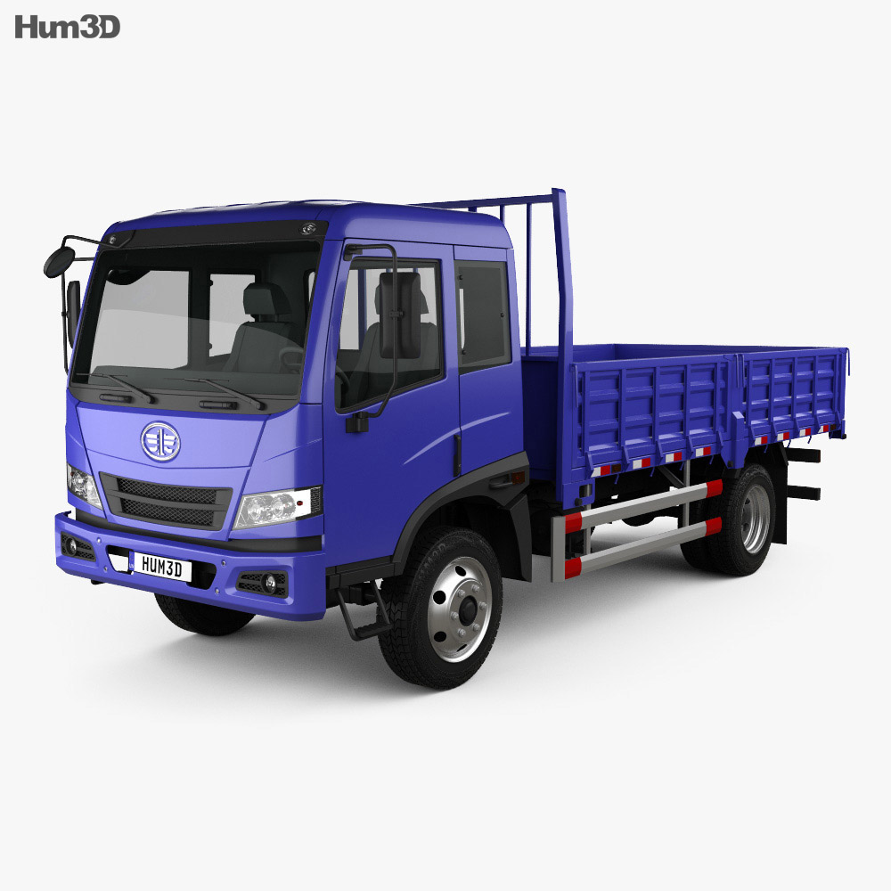 FAW J5K Бортова вантажівка 2015 3D модель