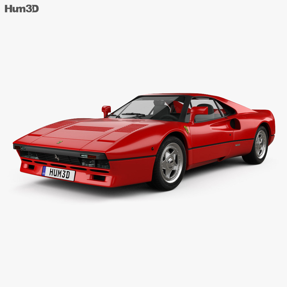 Ferrari 288 GTO 1984 3Dモデル